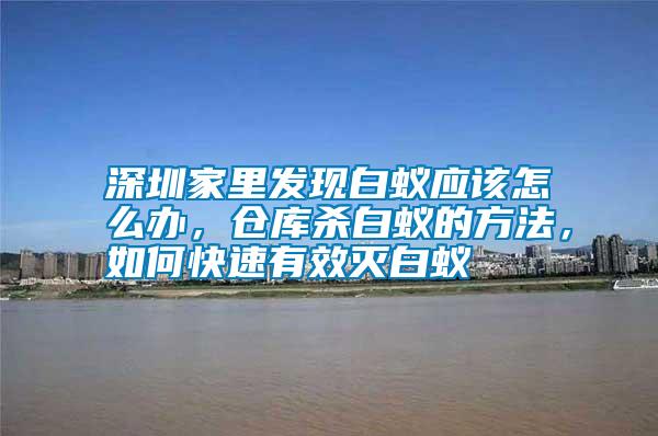 深圳家里發現白蟻應該怎么辦，倉庫殺白蟻的方法，如何快速有效滅白蟻