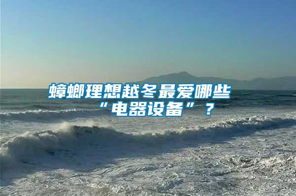蟑螂理想越冬最愛(ài)哪些“電器設(shè)備”？