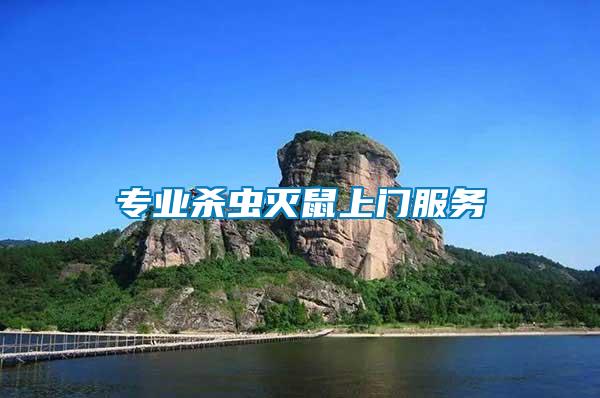 專業(yè)殺蟲滅鼠上門服務
