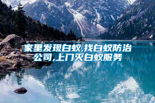 家里發(fā)現(xiàn)白蟻,找白蟻防治公司,上門滅白蟻服務