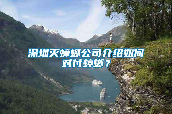 深圳滅蟑螂公司介紹如何對付蟑螂？