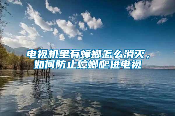 電視機里有蟑螂怎么消滅，如何防止蟑螂爬進電視