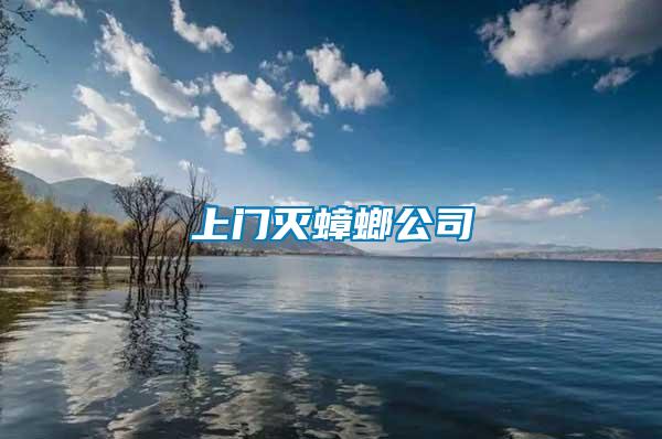 上門(mén)滅蟑螂公司
