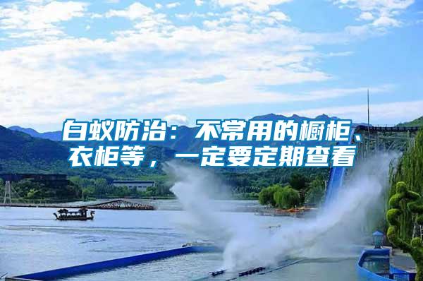 白蟻防治：不常用的櫥柜、衣柜等，一定要定期查看