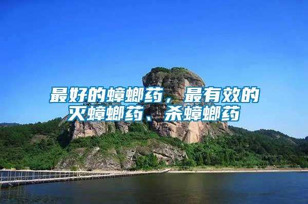 最好的蟑螂藥，最有效的滅蟑螂藥、殺蟑螂藥